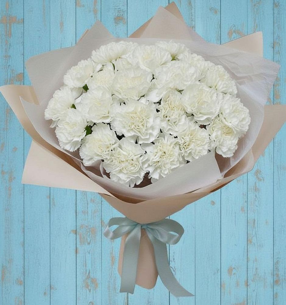 Букет цветов из: Гвоздики в Шеметово Сергиево-Посадского района