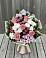 Букет цветов из: Альстромерии, Гвоздики, Розы и Хризантемы в Шеметово Сергиево-Посадского района