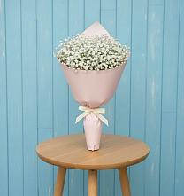 Букет цветов из:  Гипсофила в Шеметово Сергиево-Посадского района