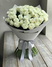 Букет 35 Белых роз в Шеметово Сергиево-Посадского района