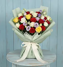 Букет цветов из:  Розы в Шеметово Сергиево-Посадского района