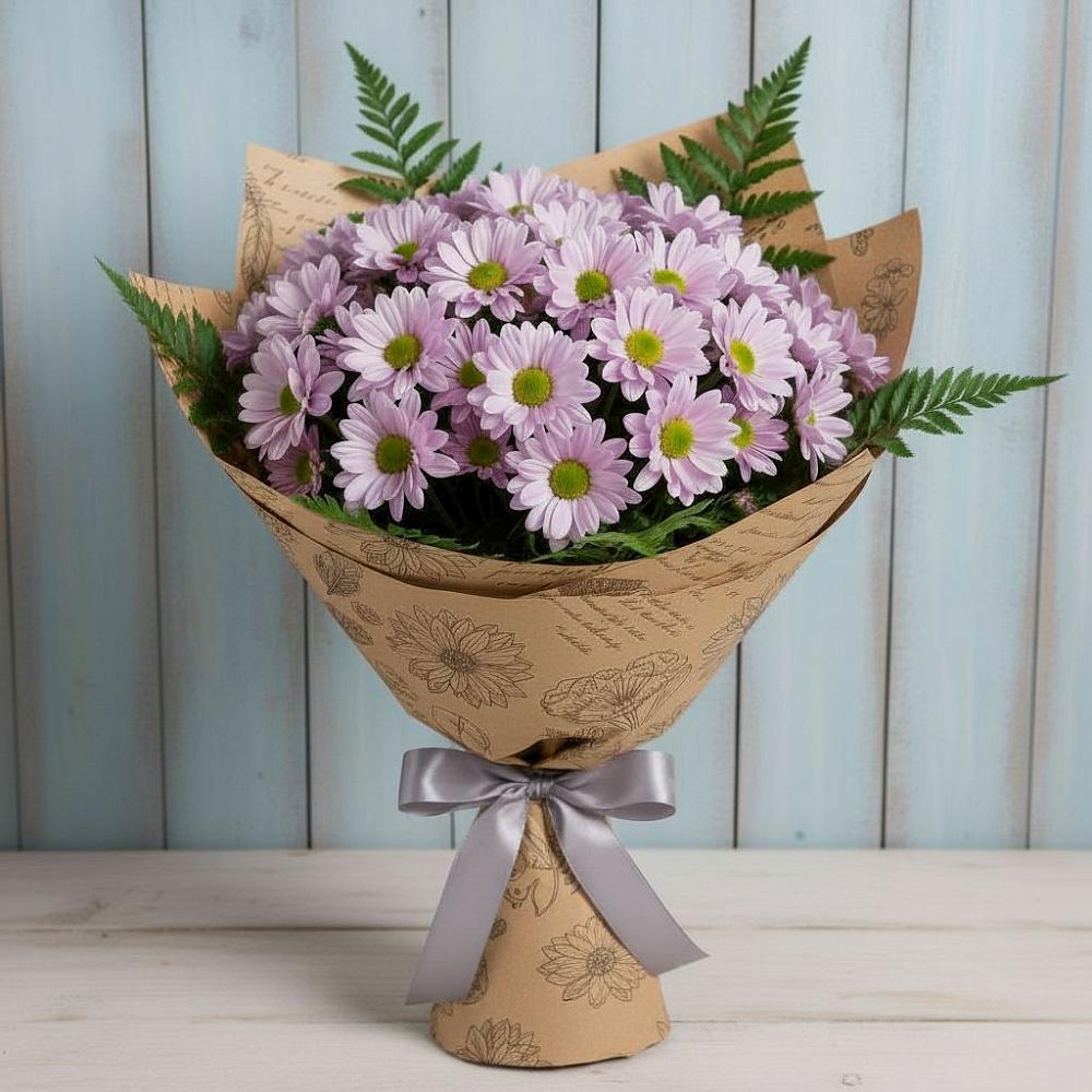 Букет цветов из: Хризантемы в Шеметово Сергиево-Посадского района