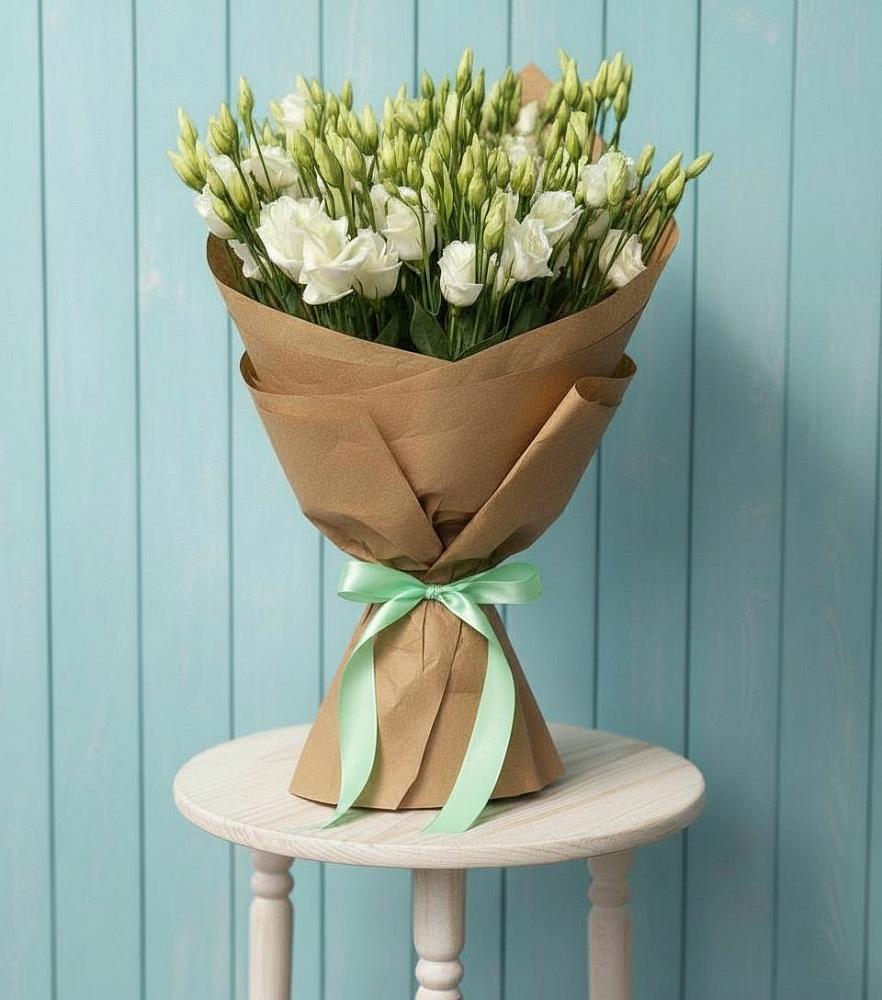 Букет цветов из: Лизиантусы в Шеметово Сергиево-Посадского района