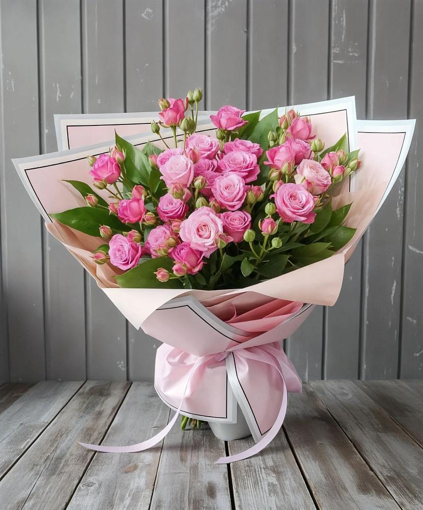 Букет Розовый кустик в Шеметово Сергиево-Посадского района