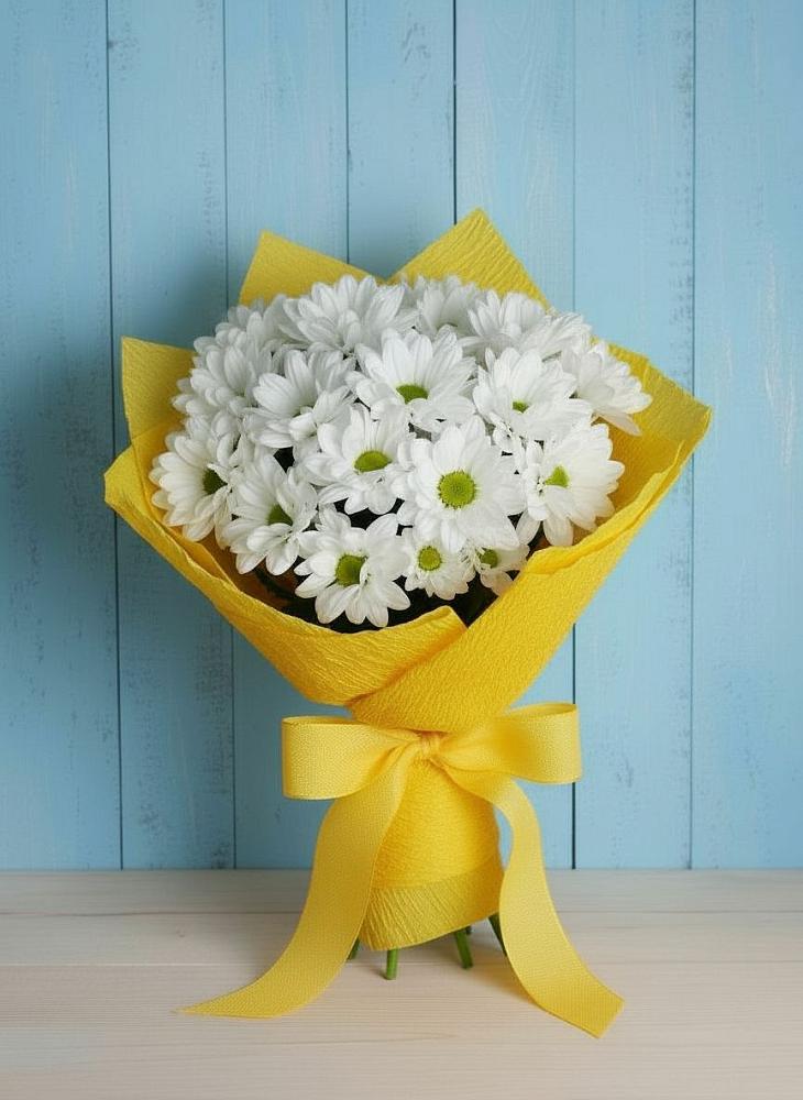 Букет цветов из: Хризантемы в Шеметово Сергиево-Посадского района