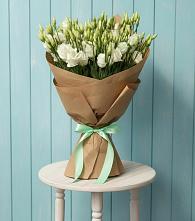 Букет цветов из:  Лизиантусы в Шеметово Сергиево-Посадского района