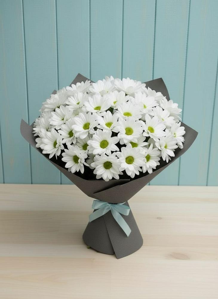 Букет цветов из: Хризантемы в Шеметово Сергиево-Посадского района