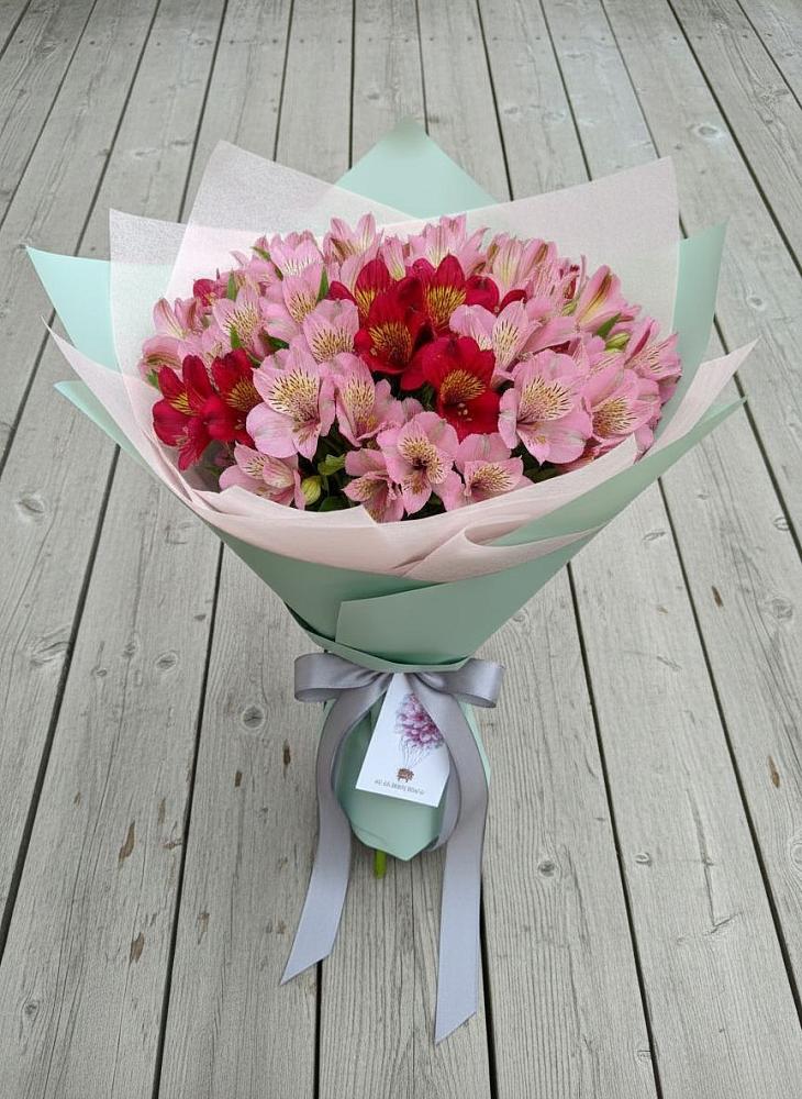 Букет цветов из: Альстромерии в Шеметово Сергиево-Посадского района