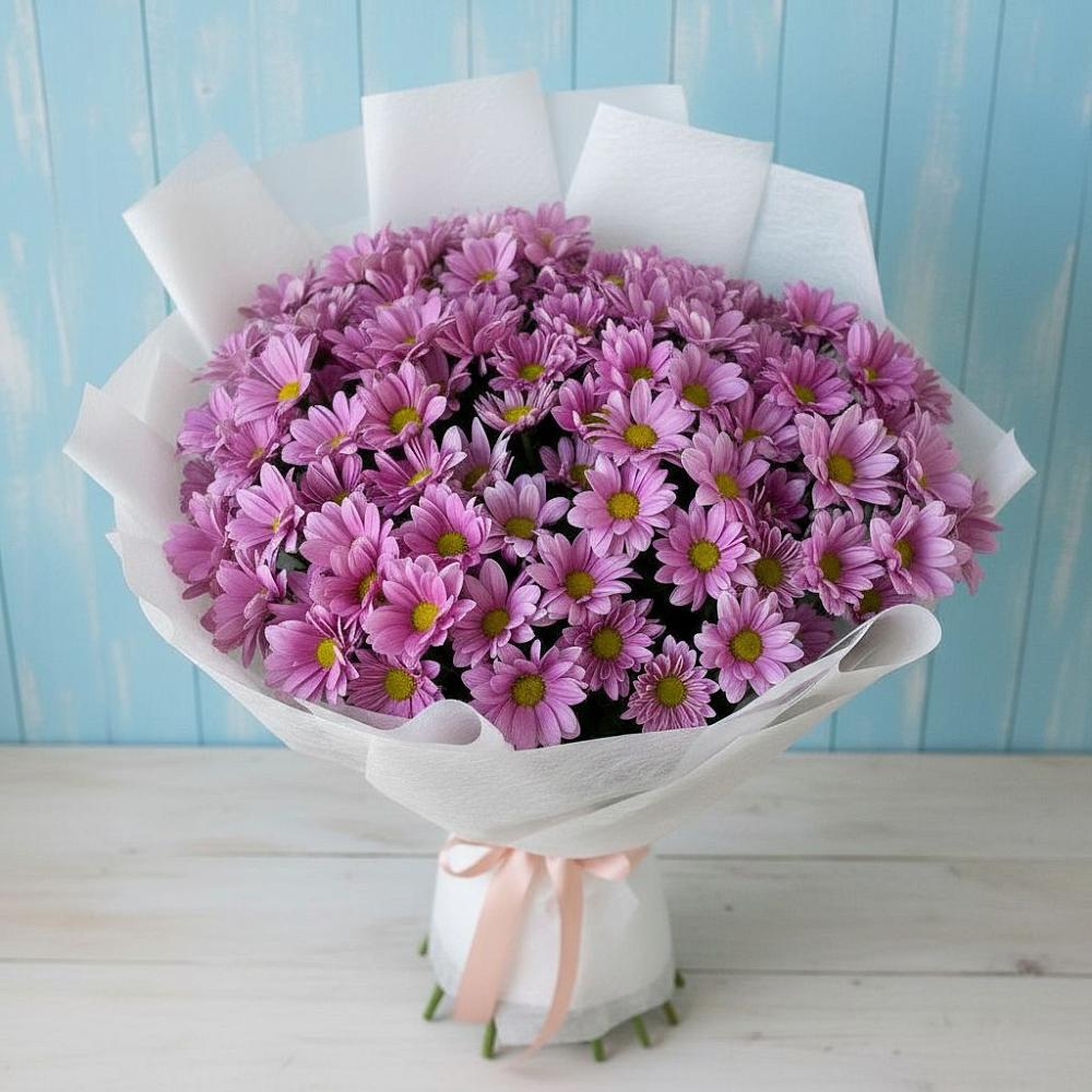 Букет цветов из: Хризантемы в Шеметово Сергиево-Посадского района