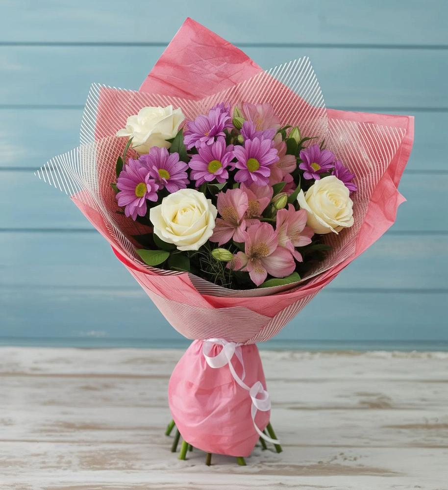 Букет цветов из: Герберы в Шеметово Сергиево-Посадского района