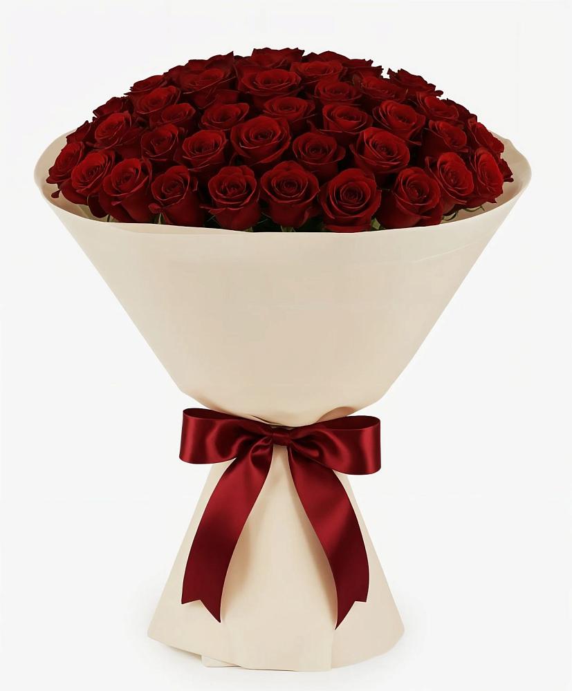 Букет 101 Бордовая роза Блэк Бакарра в Шеметово Сергиево-Посадского района