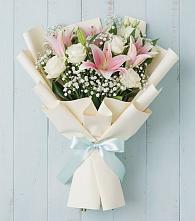 Букет цветов из:  Лилии в Шеметово Сергиево-Посадского района