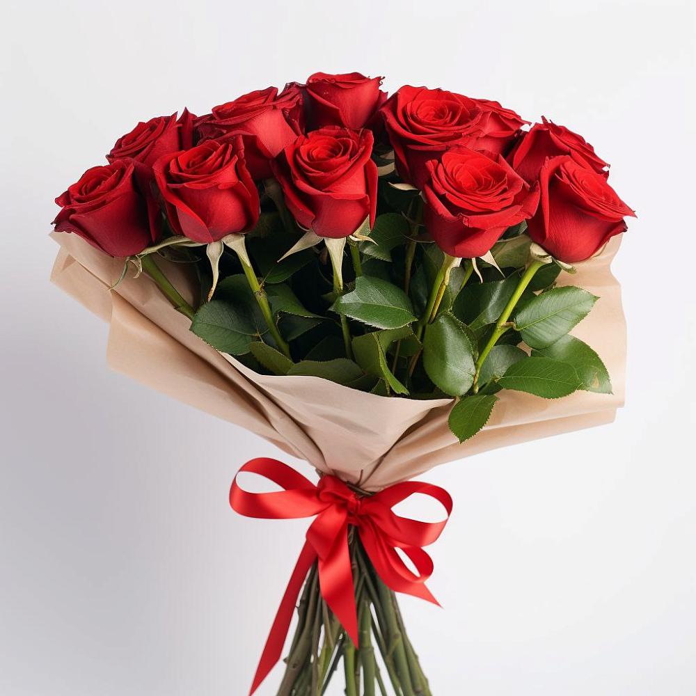 Букет 11 Красных роз Эдлесс Лав в Шеметово Сергиево-Посадского района